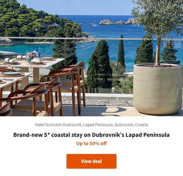 Brand-new 5* coastal stay on Dubrovnik%27s Lapad Peninsula