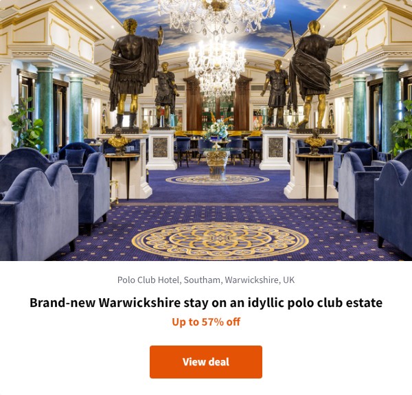 Brand-new Warwickshire stay on an idyllic polo club estate