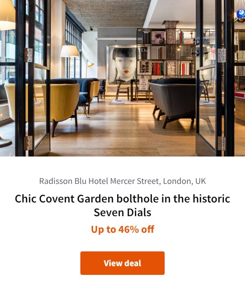 Chic Covent Garden bolthole in the historic Seven Dials