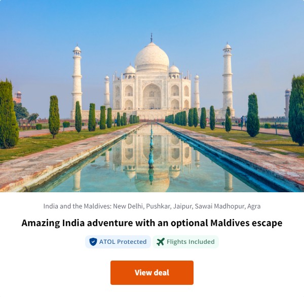 Amazing India adventure with an optional Maldives escape