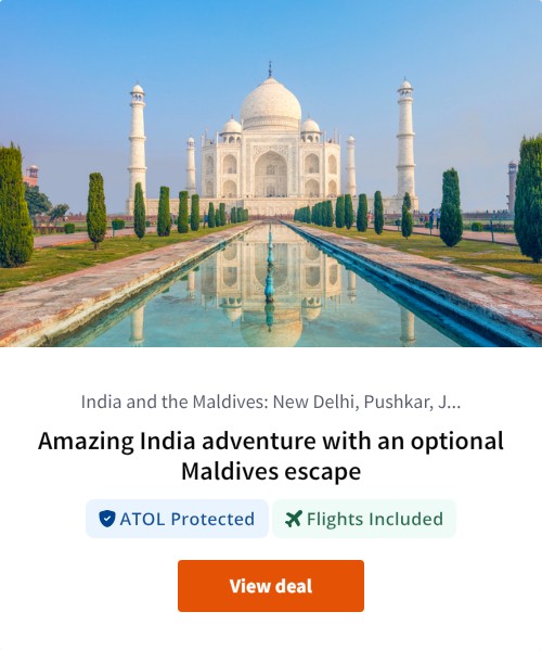 Amazing India adventure with an optional Maldives escape