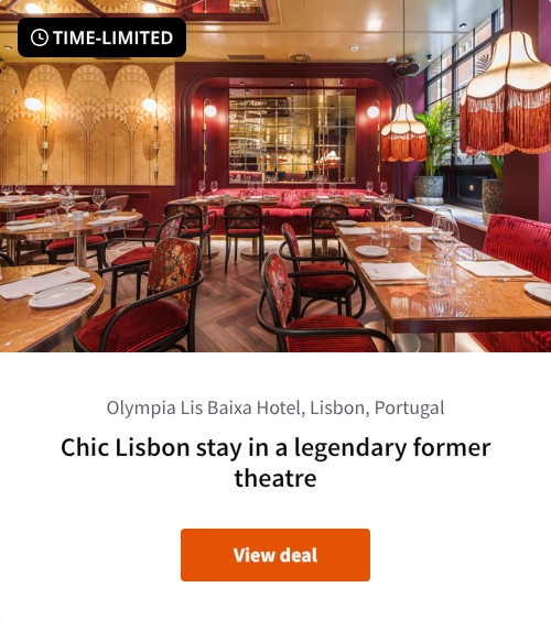 Chic Lisbon stay in a legendary former theatre