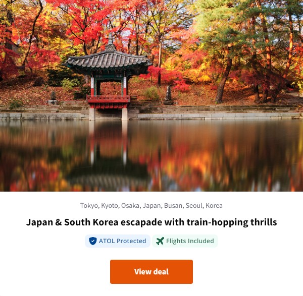 Japan & South Korea escapade with train-hopping thrills