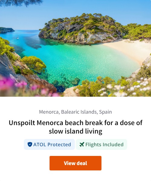 Unspoilt Menorca beach break for a dose of slow island living