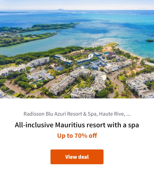 All-inclusive Mauritius resort with a spa