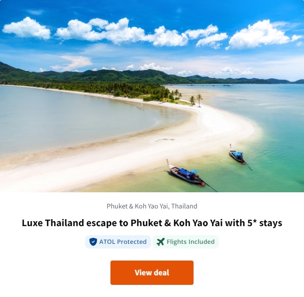 Luxe Thailand escape to Phuket & Koh Yao Yai with 5* stays