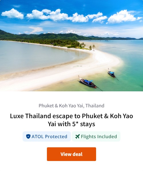 Luxe Thailand escape to Phuket &amp; Koh Yao Yai with 5* stays