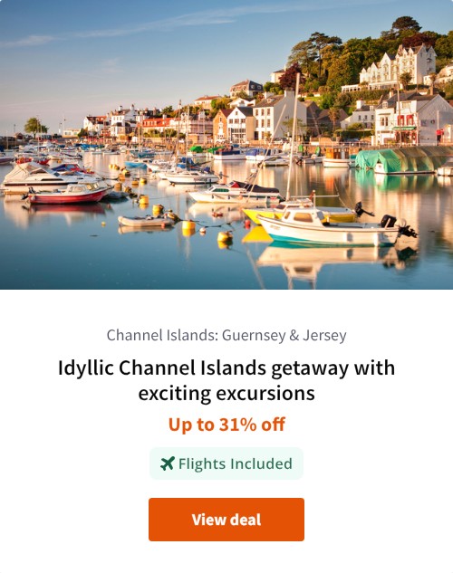 Idyllic Channel Islands getaway with exciting excursions