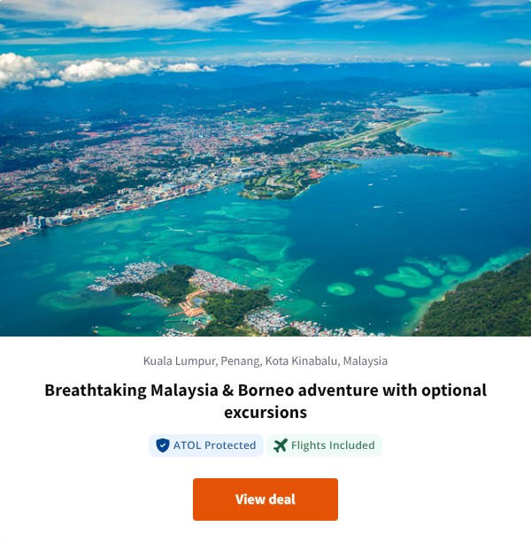 Breathtaking Malaysia & Borneo adventure with optional excursions