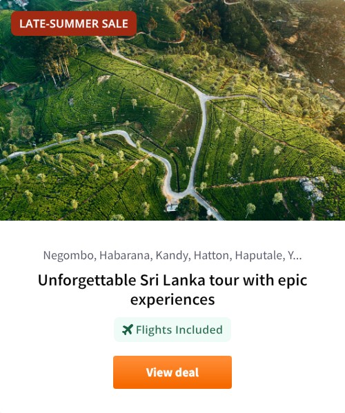 Unforgettable Sri Lanka tour with epic experiences