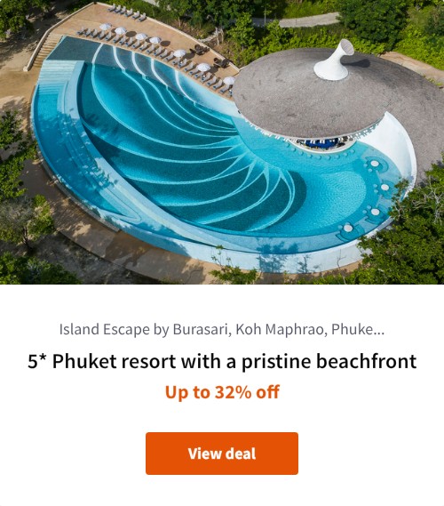 5* Phuket resort with a pristine beachfront