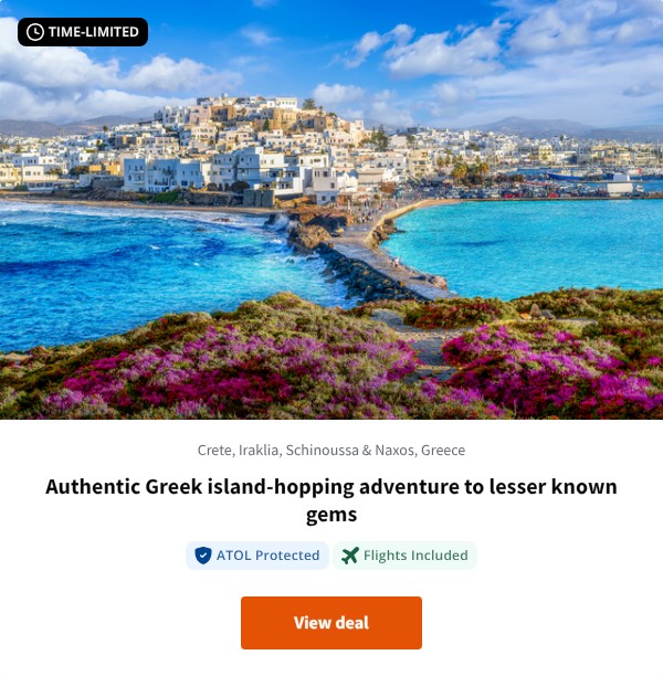 Authentic Greek island-hopping adventure to lesser known gems