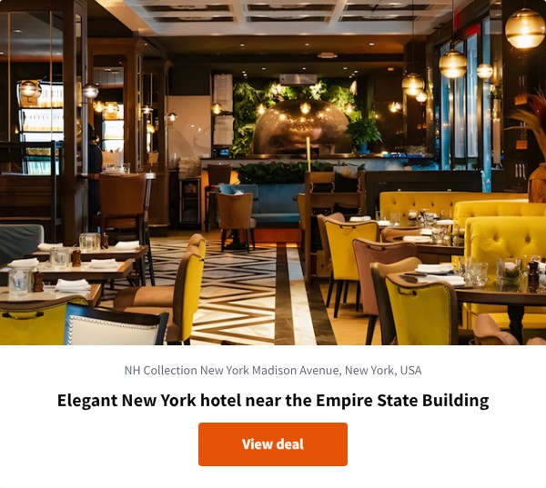 Elegant New York hotel near the Empire State Building