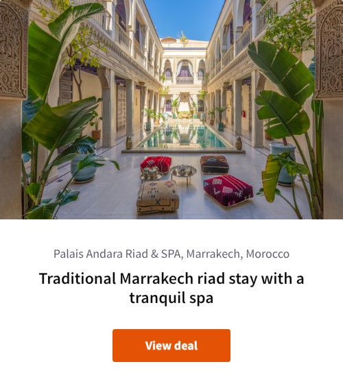 Traditional Marrakech riad stay with a tranquil spa