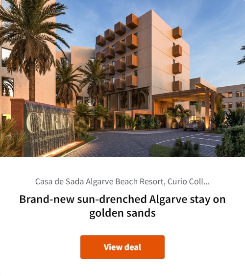Brand-new sun-drenched Algarve stay on golden sands