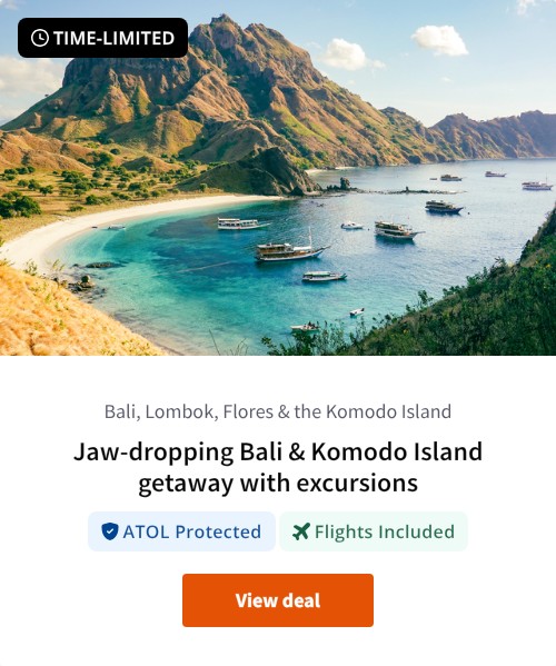 Jaw-dropping Bali &amp; Komodo Island getaway with excursions