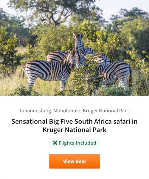 Sensational Big 5 South Africa safari in Kruger National Park - Flexible holiday